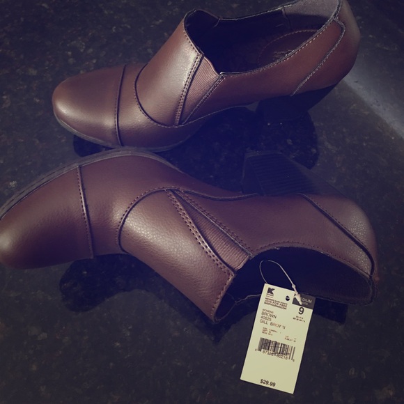 Jaclyn Smith Shoes New Chocolate Brown Ankle Boots Poshmark
